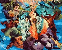 《自立の炎》1994年、鎮守氷川神社蔵（埼玉県川口市）の画像